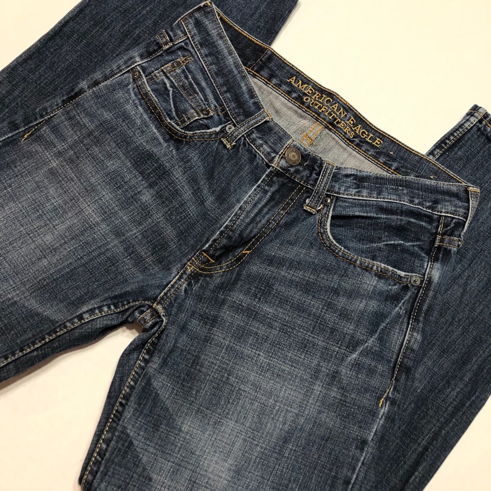 Men’s American Eagle Original Straight Jeans 0725 - Picture 2 of 7